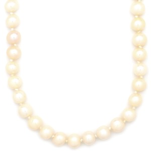ネックレス パール ロングネックレス パール ホワイト 淡水パール  中古