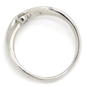 リング 指輪 ダイヤリング Pt900 シルバー 中古