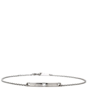 ブレスレット ダイヤ ブレス シルバー WG PWG9  中古