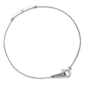 ブレスレット ダイヤ ブレス シルバー WG PWG9  中古