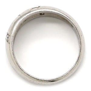 リング 指輪 ダイヤリング Pt900 シルバー 中古