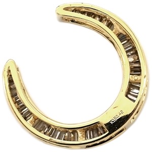 ペンダントトップ ダイヤ ペンダントトップ K18YG ゴールド ペンダントヘッド 18K 18金 750  中古