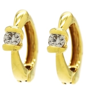 イヤリング ダイヤモンド クリップ式イヤリング K18YG ゴールド 750 イエローゴールド クリップ 18K 18金  中古