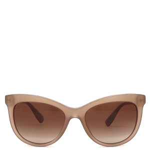 ミュウミュウ サングラス バタフライシェイプ 54□19 プラスチック ピンク ブラウンレンズ  SMU08U 中古