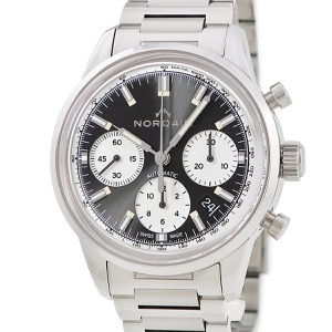 ノルケイン フリーダム 60 クロノ 40mm N2201S22C/T221/201SG 新品同様 アンスラサイトグレー 自動巻き