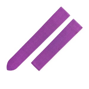 カルティエ 腕時計パーツ 純正 サテン パープル 未使用 替え サテン バンド ベルト ストラップ 交換 スペア 正規品 バックル用 18ｍｍ パープル 紫  中古