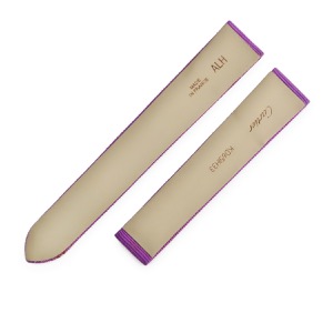 カルティエ 腕時計パーツ 純正 サテン パープル 未使用 替え サテン バンド ベルト ストラップ 交換 スペア 正規品 バックル用 18ｍｍ パープル 紫  中古