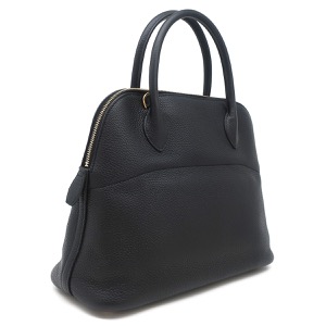 エルメス 2WAYバッグ ボリード 31 トリヨンクレマンス ブラック 黒 ハンドバッグ ショルダー  中古