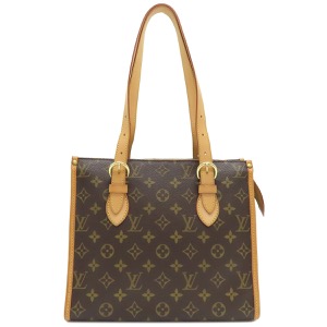 ルイヴィトン ショルダーバッグ ポパンクール オ モノグラムキャンバス ブラウン 茶 肩掛け トートバッグ  M40007 中古