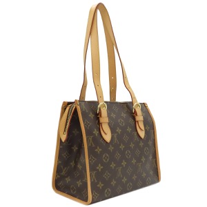 ルイヴィトン ショルダーバッグ ポパンクール オ モノグラムキャンバス ブラウン 茶 肩掛け トートバッグ  M40007 中古
