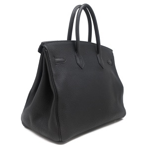 エルメス ハンドバッグ バーキン35 トゴ ブラック 黒  中古