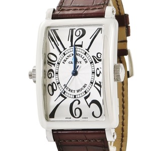 フランクミュラー ロングアイランド シークレットアワーズ 1300SEHI シルバー レクタンギュラー 自動巻き