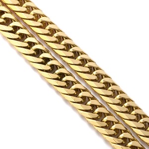 喜平 ネックレス K18 18金 63cm 297g 6面 ダブル Ｗ K18YG ゴールド 特大 造幣局検定マーク ※ショッピングローン対応していません  中古