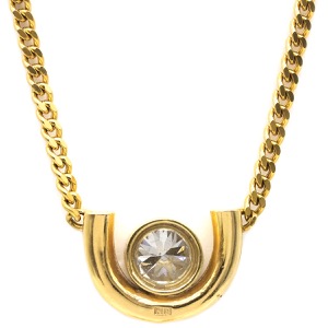 ネックレス ダイヤペンダント K18YG ゴールド 750 18K  中古