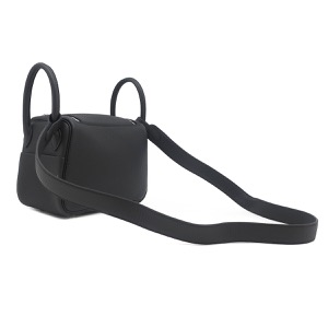 エルメス ショルダーバッグ リンディ 2 ミニ 20 トリヨンクレマンス ブラック未使用 黒  中古