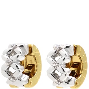 イヤリング ダイヤモンド イヤリング K18YG ゴールド 750 クリップ 2WAY  中古