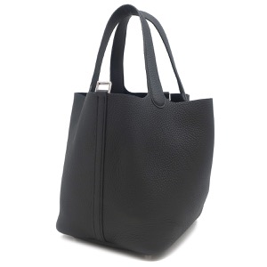 エルメス ハンドバッグ ピコタンロックMM  トリヨンクレマンス ブラック未使用 黒  中古