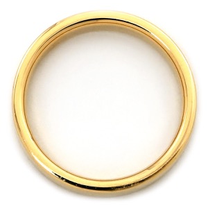 ティファニー リング 指輪 フラットバンド K18YG ゴールド T＆Co.  AU750 18金 YG  中古