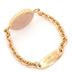 クリスチャン・ディオール リング 指輪 ローズ デ ヴァン チェーンリング K18RG ゴールド #45(JP5) 750 RG ピンクシェル ダイヤ 1P  中古