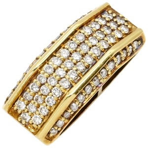 ペンダントトップ ダイヤ K18YG ゴールド ネックレストップ  中古