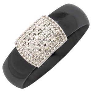 リング 指輪 ダイヤリング K18WG ゴールド Au750 K18 WG  中古