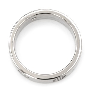 カルティエ リング 指輪 ラブリング ハーフダイヤ K18WG ゴールド #56(JP16) LOVE Ring 750 18K 3P ダイヤモンド   B4032500 中古