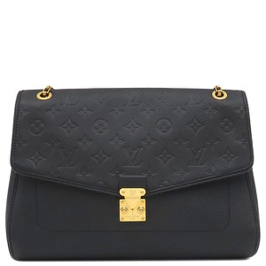 ルイヴィトン ショルダーバッグ サンジェルマン MM モノグラムアンプラント ブラック 黒  M48933 中古