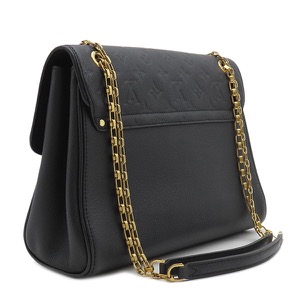 ルイヴィトン ショルダーバッグ サンジェルマン MM モノグラムアンプラント ブラック 黒  M48933 中古