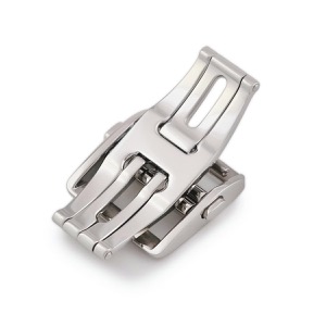 ルイヴィトン 腕時計パーツ 純正 ステンレススチール シルバー 18mm幅対応 Dバックル ステンレス スチール SS フォールディング パーツ 替え 交換 予備 シルバー 銀  中古