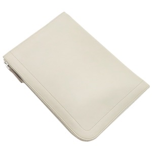 エルメス クラッチバッグ ジップタブレット エバーカラー ホワイト オフホワイト  中古