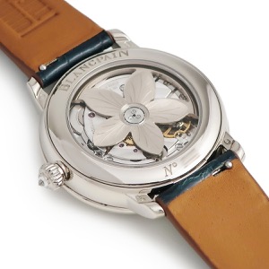 ブランパン レディバード Heure Decentree 3650A-3554L-58B K18WG無垢 純正ダイヤ オフセンター 自動巻き