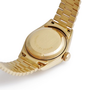 ロレックス デイトジャスト 69178BR N番 K18YG無垢 純正ダイヤ ブルージェダイト 翡翠 自動巻き