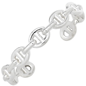 エルメス バングル シェーヌダンクル アンシェネ シルバー925 シルバー ST SV925 Ag925  中古