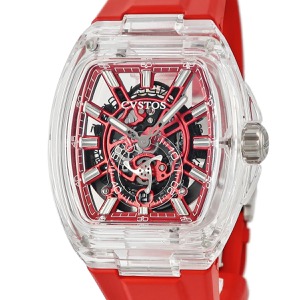 クストス メトロポリタン PS サファイア ブレール・エンボロ F00103.4288002 新品同様 スケルトン 自動巻き