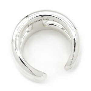 エルメス リング 指輪 オスモズ GM シルバー925 シルバー #54(JP14) アクセサリー AG925 Hモチーフ  中古