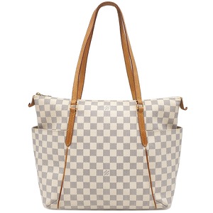 ルイヴィトン トートバッグ トータリー MM ダミエアズールキャンバス ホワイト 白  N51262 中古