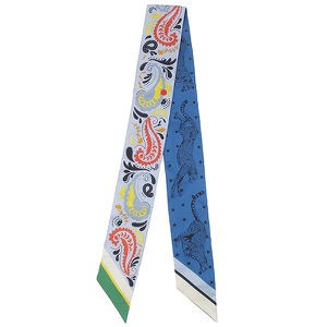 エルメス スカーフ ツイリー シルク マルチカラー 【GUEPARDS BANDANA MULT/チーター バンダナ】  中古