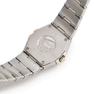 オメガ コンステレーション 123.20.24.60.57.002 K18YG×SS コンビ 純正ダイヤ シェル シャンパン クオーツ