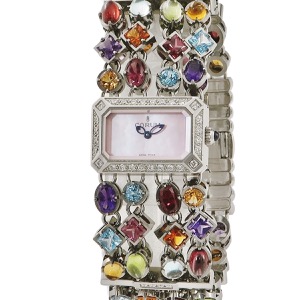 コルム ポプリ ジュエリーウォッチ 137.520.47 純正ダイヤ＆貴石 ピンクシェル クオーツ