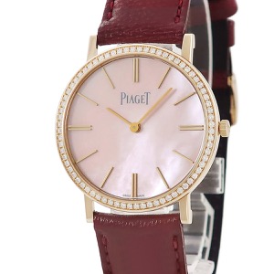 ピアジェ アルティプラノ G0A44060 K18PG無垢 純正ダイヤ ピンク シェル バー 限定 手巻き
