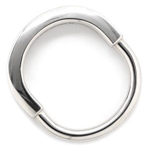 ティファニー リング 指輪 ロックリング K18WG シルバー AU750 750WG  72346777 中古