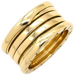 ブルガリ リング 指輪 ビーゼロワン B-zero1 4バンドリング K18YG ゴールド #54(JP14) BVLGARI Au750 YG 18K 18金 中古