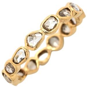 リング 指輪 ダイヤリング K10YG ゴールド 中古