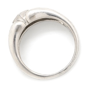 リング 指輪 ダイヤリング Pt900 シルバー 1P I粒   中古