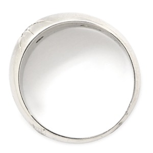 リング 指輪 ダイヤリング Pt900 シルバー 1P I粒 月甲丸  中古