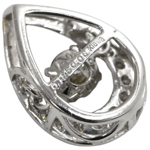 ペンダントトップ K18WG シルバー 750 WG  中古