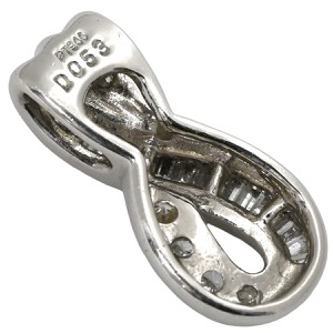 ペンダントトップ ダイヤ ペンダントトップ Pt900 シルバー ペンダントヘッド Pt  中古
