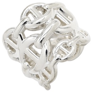 エルメス リング 指輪 シェーヌダンクル アンシェネ GM シルバー925 シルバー #46(JP6) アクセサリー AG925  中古