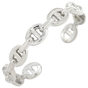 エルメス バングル シェーヌダンクル アンシェネ シルバー925 シルバー ST SV925 Ag925  中古