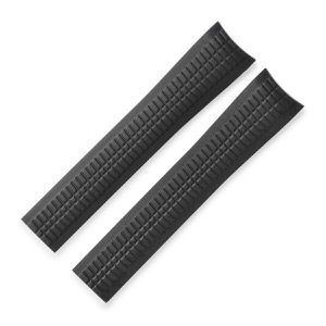 パテックフィリップ 腕時計パーツ 純正 アクアノート用 ラバーバンド ラバー ブラック 新品未使用 ベルト 21ｍｍ ブラック 黒  中古
